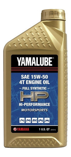 Aceite Yamalube Original 4t Hp 15w50 Full Sintetico 946ml ®