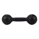 1 Halter Tipo Bola Pintado 02kg Para Exercícios Em Casa Cor Preto