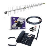 Kit Cel Rural Wi-fi Bedin 3g  + Antena Full Ba + Cabo 15m