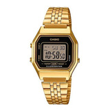 Relógio Casio Unissex Vintage Digital Dourado La680wga-1df