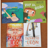 4 Libros Teta Mamá Voy Al Baño Mora Desafío Calma León