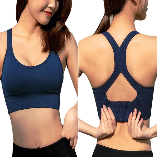 Brasier Top Deportivo Gym Yoga Sin Costuras Push Up