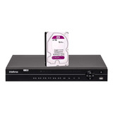 Dvr 32 Canais Intelbras Multi-hd Mhdx 1232 H265+ Hd 4tb Prp