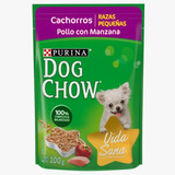 5 Sobres Dog Chow Cachorro Pollo/manzana 