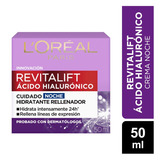 Crema De Noche Anti-arrugas Revitalift Ácido Hialurónico 50 