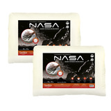 Kit Com 2 Travesseiro Nasa-x 10cm Viscoelástico - Duoflex