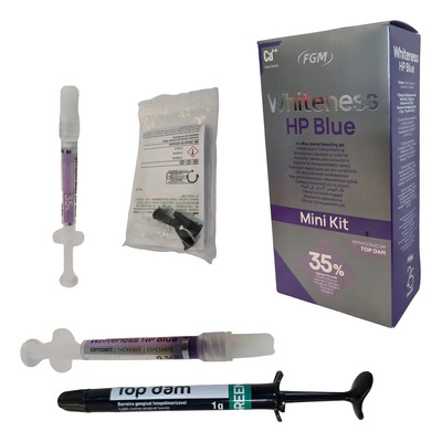 Whiteness Hp Blue Mini Kit Blanqueamiento Dental 35% Fgm Ca | Envío gratis