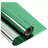 Insulfilm Película Verde Espelhada 2x1,52 Carro Residencial