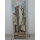 2303- Sansão Pereira Osj. 33x93cm C/mold. Casario E Igreja.