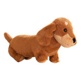 Peluche Tierno Perro Salchicha Dachshund Peludito Cute