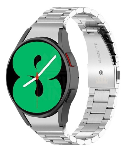 Pulseira Para Smartwatch Genérica Galaxy Watch4 40mm Prata