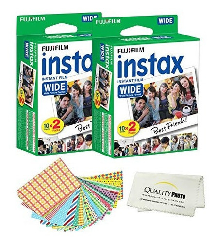 Fujifilm Instax Wide Instant Film Pack De 40-40 Hojas -