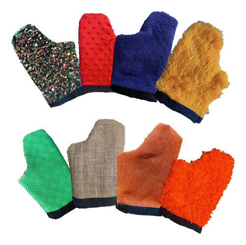 Guantes De Texturas Para Estimulación Sensitiva Manoplas