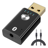 Receptor Transmissor Usb 5.1 4 Em 1, Portátil Sem Fio Ada