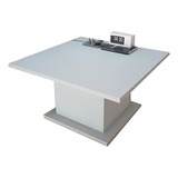 Mesa Ratona De Centro Minimalista Melamina 18mm Para Living