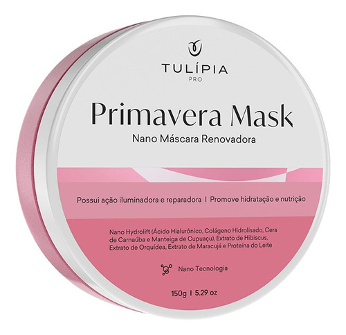 Primavera Mask Hidratação Maciez 150g Tulípia