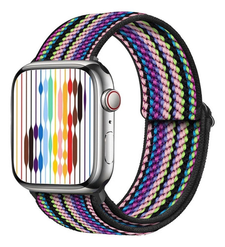 Pulseira Trançada Para Apple Watch Pulseira Ultra Ajustável