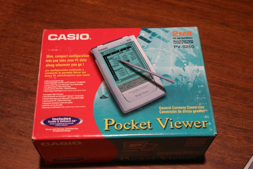 Casio Cassiopeia Pv-s250 Agenda Eletronica, Palm