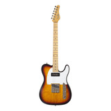 Guitarra Eléctrica Schecter Telecaster Sunburst 3-tone Orientación De La Mano Diestro