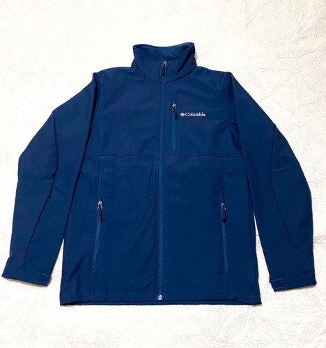 Campera Columbia Softshell Unisex Azul Polar