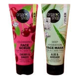 Organic Shop Mascara Y Exfoliante Cherry Zapallo Aloe Vera 