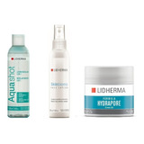 X3 Aqua Micelar + Skinbioma Locion + Hydrapore Crema Lidherm