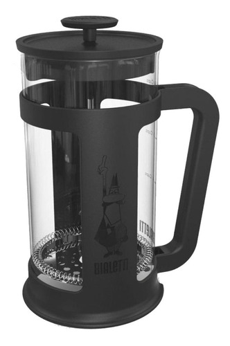 Cafeteira Bialetti Smart 8 Cups Manual Preta Prensa Francesa