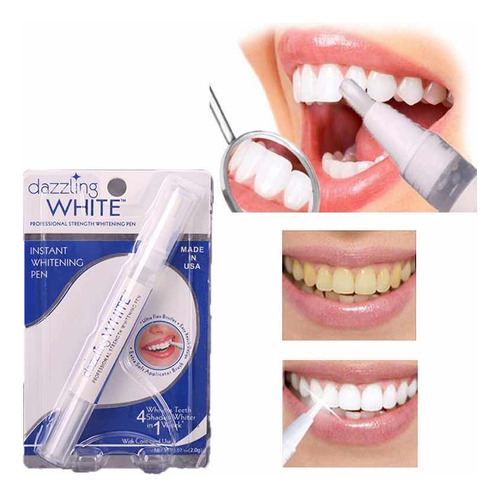 2 Caneta Branqueadora De Dentes Dazzling White