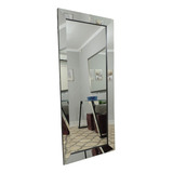 Espelho Grande De Chão Decorativo Slim Fit C180 X A80 X L3 Cor Da Moldura Prateado