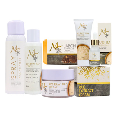 Kit Aclarante 6 Pzs Manchas, Crema, Serum, Jabón. Mc Life Todo Tipo De Piel | MercadoLibre