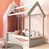 Mini Cama Infantil Montessoriana Uli Móveis Peroba Ia