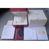 Original Estuche Caja Para Reloj Cartier Santos 100