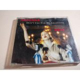 Madonna - Dont Cry For Me Argentina - Single Made In Germany