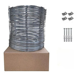 Cerca Concertina Dupla 45 Cm 12 Metros + Kit Completo