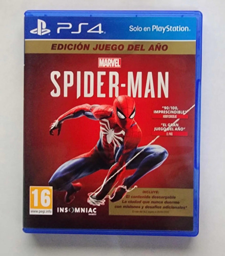 Playstation 4 - Ps4 - 1 Game Spiderman