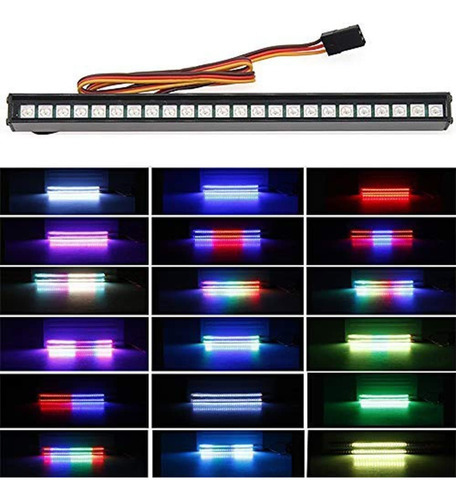 Barra De Luz Led Rc Kit De Lámpara Led De Techo 20 Mod...