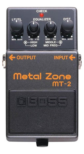 Pedal De Distorção Metal Zone Mt-2 - Boss