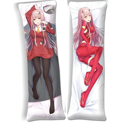 Cojin Almohada Dakimakura Zero Two Sexy Anime Otaku 35x100cm Color Darling In The Franxx | Meses sin interés