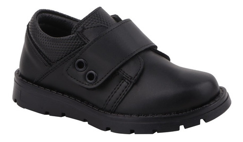 318-02 Zapato Escolar Niño Color Negro