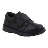 318-02 Zapato Escolar Niño Color Negro
