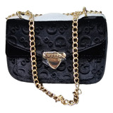 Bolsa Mini Guess Negro Bandolera Dx23348 Original 