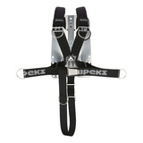 Arreio Para Colete De Mergulho Apeks Deluxe Harness Cor Preto