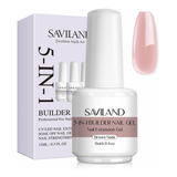 Saviland Gel De Construcción Brown Nude, Extensión De Uñas