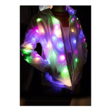 Chaqueta De Luces Led Colorida De Navidad De Color Sólido