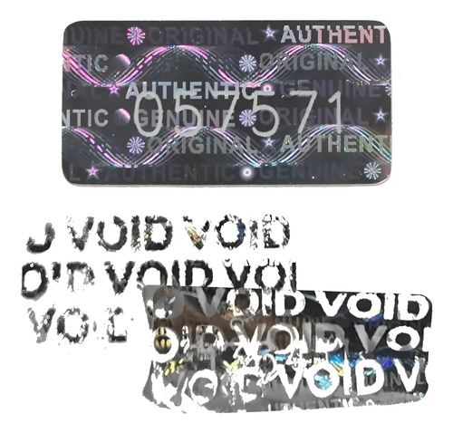 1.029 Hologramas Serie Seriado Original Sello Seguridad Núm.