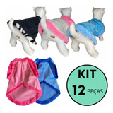 Kit 12 Roupa Cachorro Pet Atacado Petshop Premium