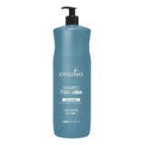 Shampoo Cabellos Grasos Y Finos Ossono Mint Lima X 1400 Ml