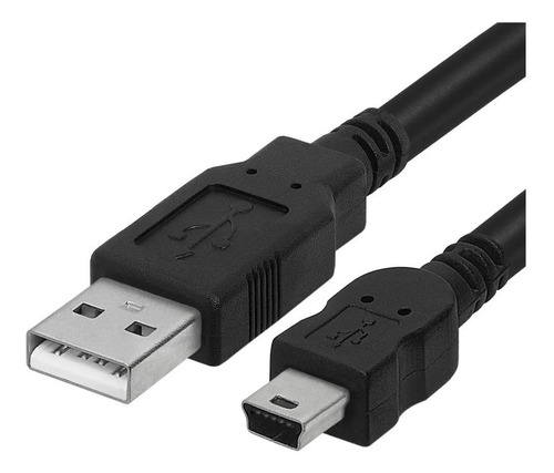 Cable Usb A Mini Usb 5 Pines Macho Cargador Datos Camara Ps3