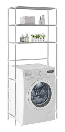 Estante Organizador De Baño Lavadora Soporte Ajustable