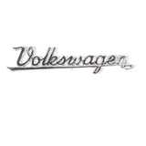 Emblema Volkswagen Scrip Beisbol Para Vw Sedan Vocho 